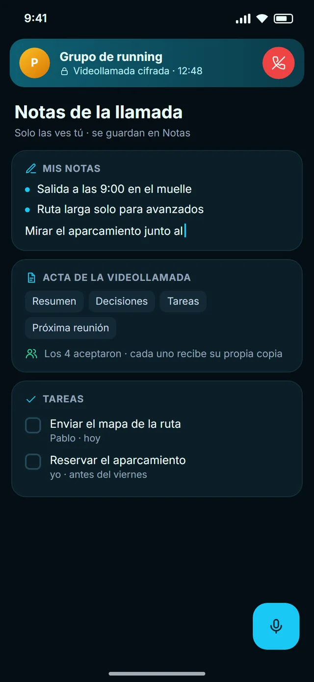 De la reunión al acta